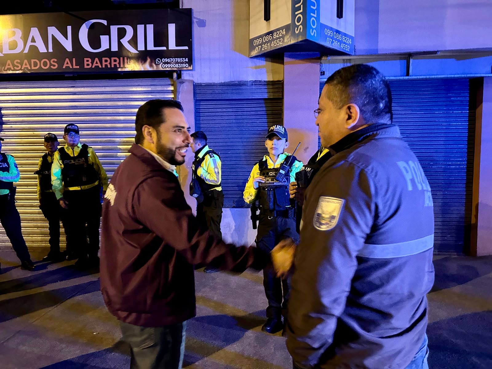 Operativo Interinstitucional Noche Segura.